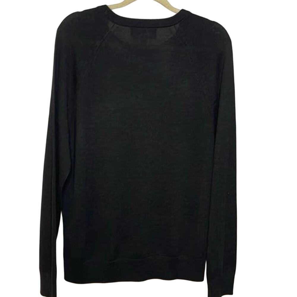 Banana Republic Classic Black, l/sleeve pullover sweater, size Medium, B72, $47